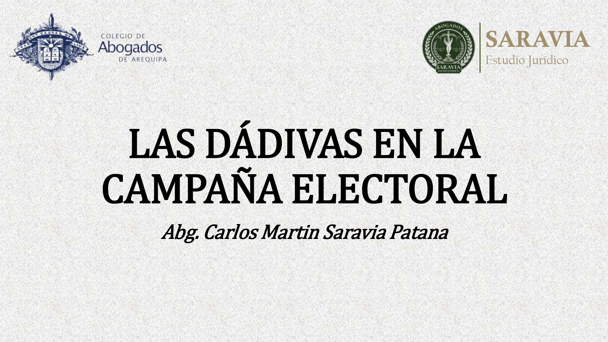 Las Dádivas en la Campaña Electoral: Marco Legal, Fiscalización y Régimen Sancionador